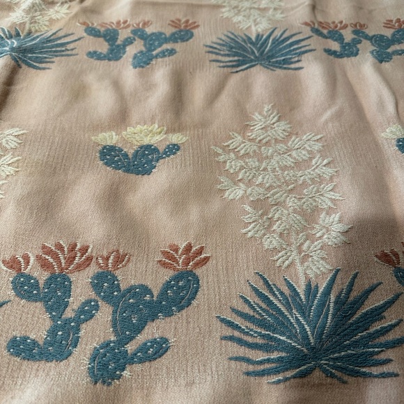 Vintage 1940s Bates Painted Desert Bedspread - Picture 2 of 11